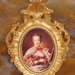 Quadretto in foglio oro con immagine di Madame Pompadour