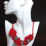 Collana RED PASSION zip
