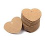 100 bigliettini a forma di cuore in cartoncino 5,5 cm segnaposto carta Festa idea regalo San Valentino Capodanno Befana 