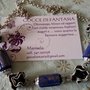 COLLANA CON PERLE IN CARTA MARMORIZZATA