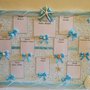 Tableau de marriage matrimonio tema mare CELESTE AZZURRO