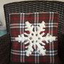 cuscino quillow fiocco di neve - un cuscino con dentro un plaid