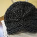 Cappello  stile turbante. Colore nero e grigio