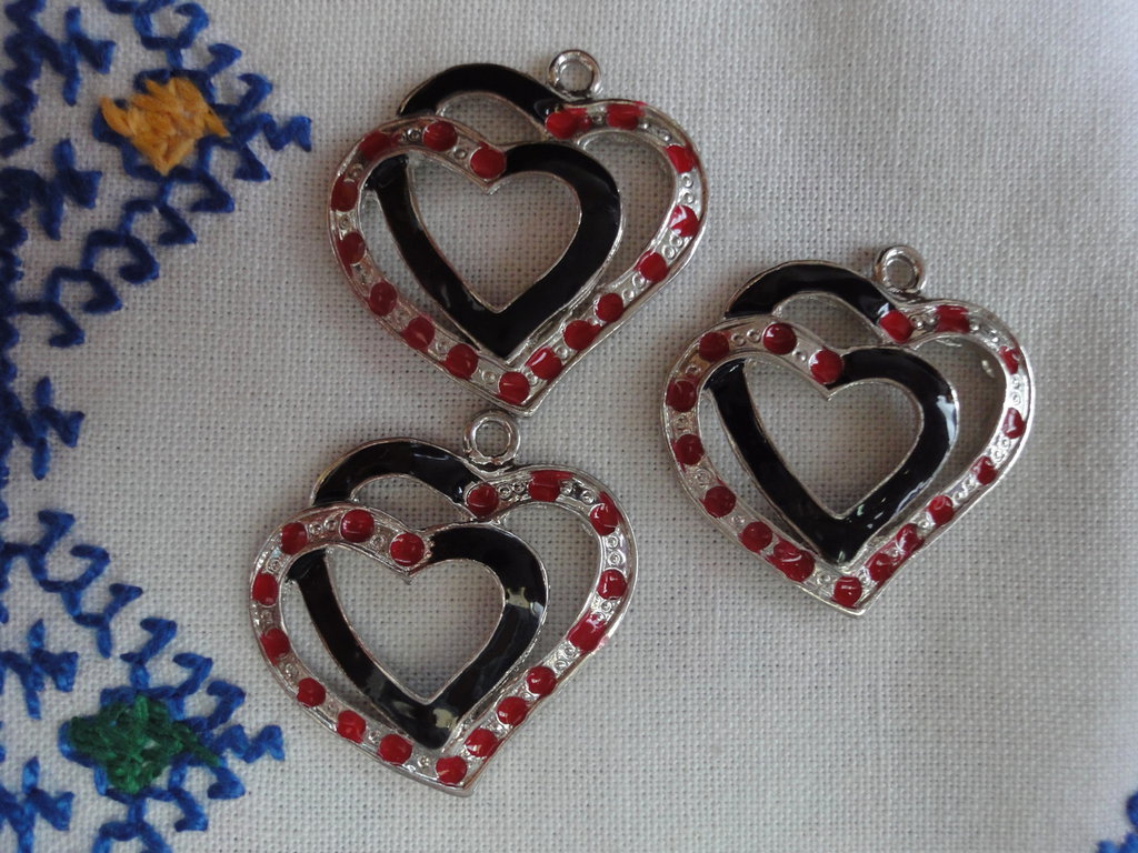 NICANDRA Bracciale Donna Intrecciato In Acciaio Inossidabile Dorato Con Ciondoli Portafortuna Cuore, Quadrifoglio, Stella E Luna – Catenina Regolabile 16-21cm – Idea Regalo Made In Italy
