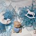 portaconfetti nascita,battesimo ,bimbo,bimba con orsetti in porcellana