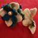 Spilla con fiore e farfalla in feltro di lana bicolore 