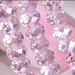 10 Perle perline  decorative divisori spaziatori sfaccettate colore ROSA 6x4 mm