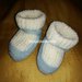 Scarpette neonata lana