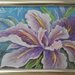 Dipinto acrilico con iris