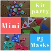 Mini kit party Pj Masks (Super Pigiamini)