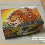 Scrigno/Porta Gioie/Beauty Case in legno dipinto a mano con acrilici a tema "Il re leone" 