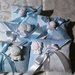 Sacchetttini,sacchetto  bomboniera portaconfetti  per nascita , battesimo, comunione azzurro e rosa con gessetti profumati,