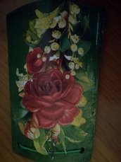 Tegola decoupage verde Tegola decoupage verde