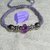 Bracciale uncinetto con charms fatto a mano idea regalo 