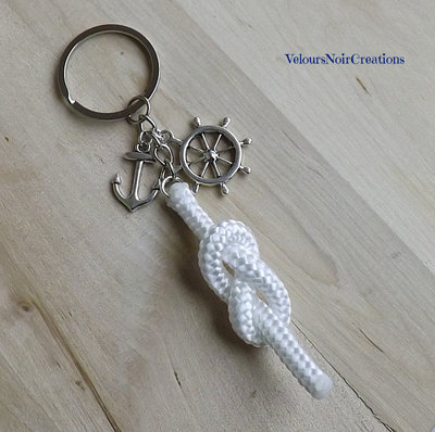 Portachiavi Nautico Con Ciondolo Surf – In Metallo Argento, Regalo Marino Per Amanti Del Mare, Donne E Amiche, Idee Regalo Compleanno, Portachiavi A Tema Marina