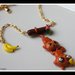 kawaii monkey necklace