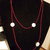 COLLANA IN CONTERIA BORDEAUX 