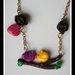 kawaii bird in love necklace