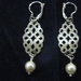 Tuscany Silver Orecchini Pendenti Doppi Traforati In Argento Sterling 925 – Ipoallergenici – Regalo