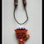 kawaii indigenous fimo necklace