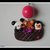  bear panda and penguin in the basket fimo necklace