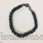 #bracciale #chainmail #black ice