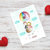 Cartolina illustrata per innamorati San Valentino fatta a mano