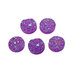 Lotto Stock 10 cabochon  decorativi in resina  con glitter  Dimensioni: 12 mm