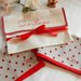 Coppia tovagliette americane "io & te" con busta porta tovagliette in confezione regalo per San Valentino