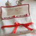 Coppia tovagliette americane "io & te" con busta porta tovagliette in confezione regalo per San Valentino