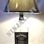 Lampada da tavolo Bottiglia Magnum 1,5 Litri Whiskey Jack Daniel's Daniels furniture bottle lamp arredo riciclo creativo