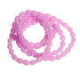 1 filo di Perle perline divisori spaziatori colore ROSA 8 mm