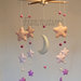 Giostrina culla - Baby  mobile pannolenci  - Mobile pannolenci - Carillon - Decorazione culla - Decorazione cameretta - Giostrina stelle - Giostrina nanna - Giostrina luna