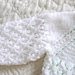 Bolero - scaldacuore -coprispalle in lana baby lavorato a mano bambina 6 mesi