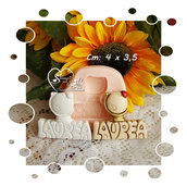Stampo *Mappamondo con piccola coccinella e scritta LAUREA*