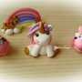 Cake topper unicorno, balena cake topper, compleanno unicorno, cake topper battesimo, festa unicorno, cake topper arcobaleno, torta unicorno