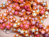 Waffle Charms in Fimo