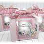 Bomboniera MINNIE baby Battesimo Nascita con FOTO personalizzata_COMPLETA