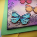 Card "Butterflies flying"