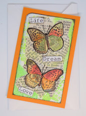 Card "Life Dream Love"