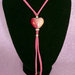 #collana #rosa #fucsia #fettuccia #lycra #ceramica #swarovski