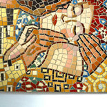 Kit mosaico fai da te ' IL BACIO ' DI KLIMT