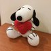 Snoopy innamorato all'uncinetto 