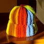 cappellino invernale arcobaleno