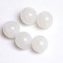 10 Perle perline colore BIANCO 10mm per decorazioni Accessori bigiotteria, orecchini, bracciale 