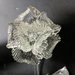 Fiore, ricambio per lampadari di Venini, Mazzega, Artemide, Arlecchino, Sputnik, in vetro soffiato di Murano , color cristallo trasparente 