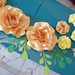 romantica decorazione - fiori di carta - paper flowers