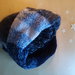 scaldacollo e berretto in lana ai ferri - sciarpa ad anello fatta a mano - berretta morbida