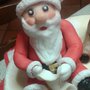 Babbo Natale in pasta di zucchero