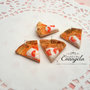 Pizza pomodorini ciondolo fimo pendente materiale bigiotteria kawaii bomboniere componenti